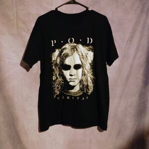 POD Veritas Boy Graphic Tour Band Tee